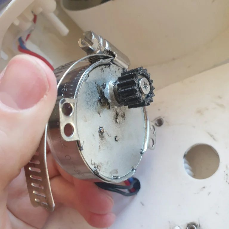 Heater motor and printed cog 2