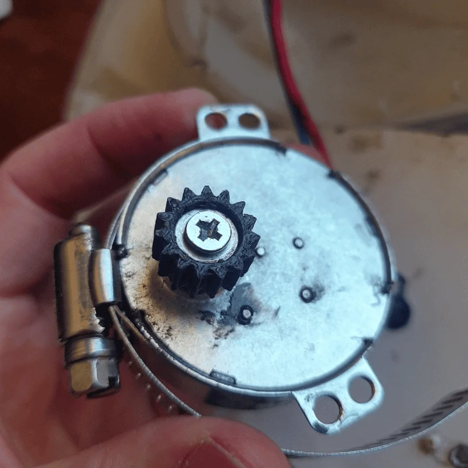 3D printing a replacement cog for a rotary fan heater