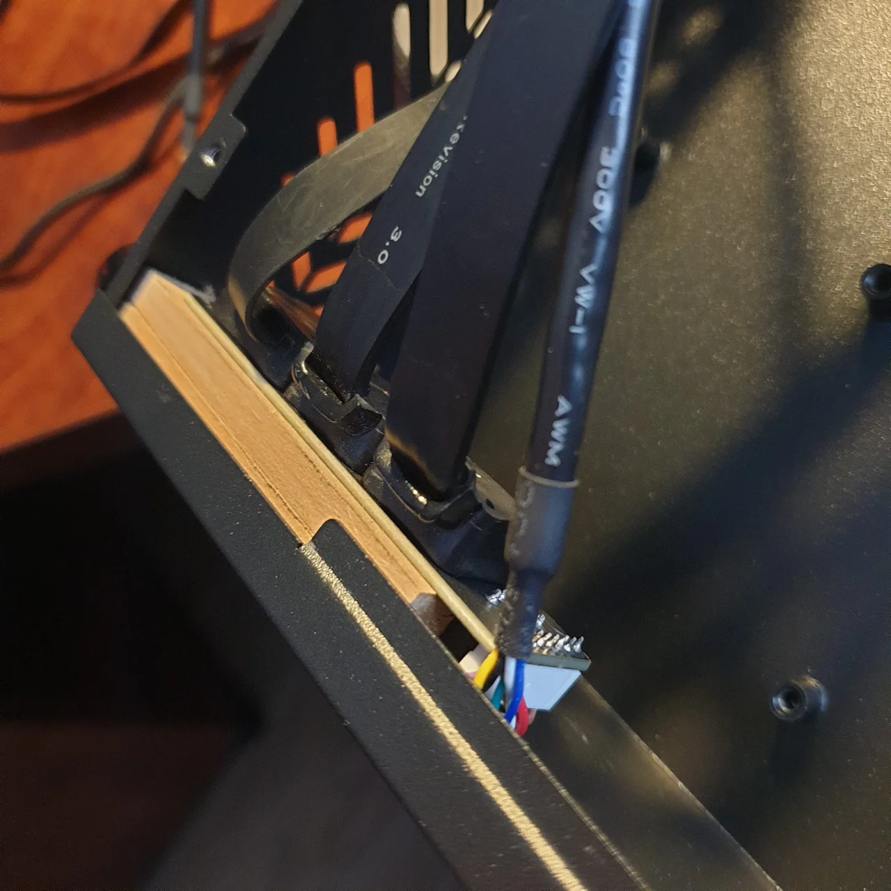 Front panel close up