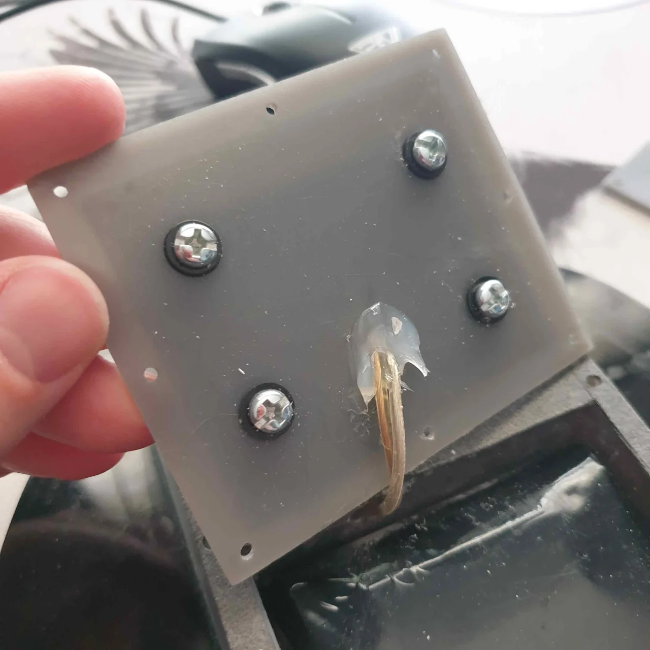 Unfinished solar light electronics 2