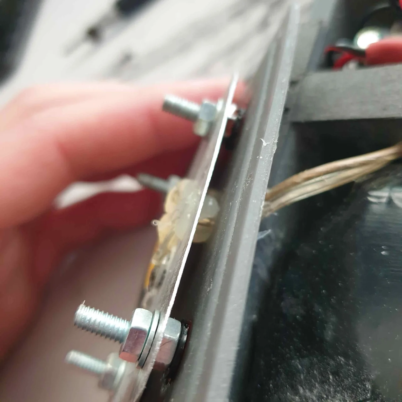 Unfinished solar light electronics 3