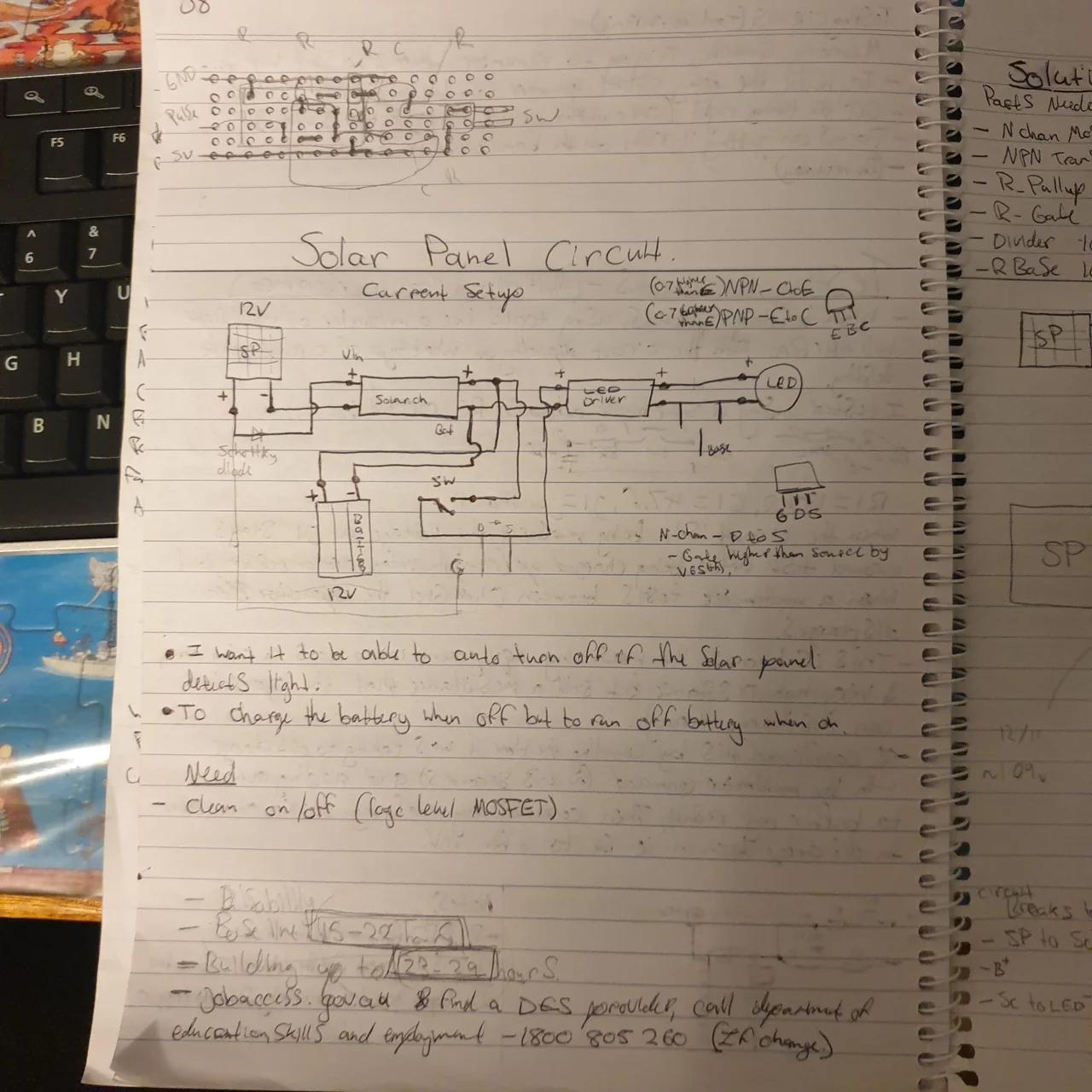 Project notes 4