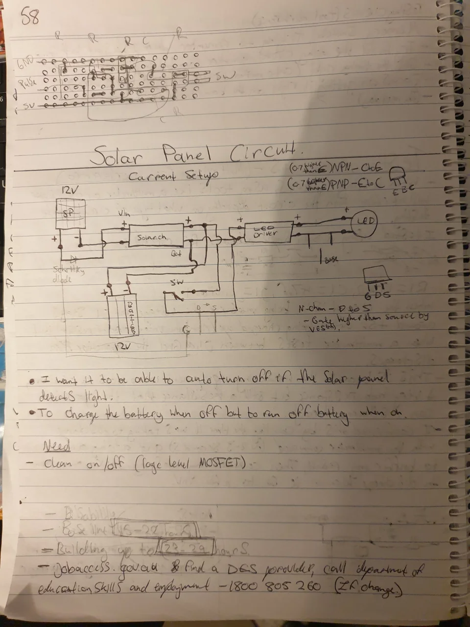 Project notes 5