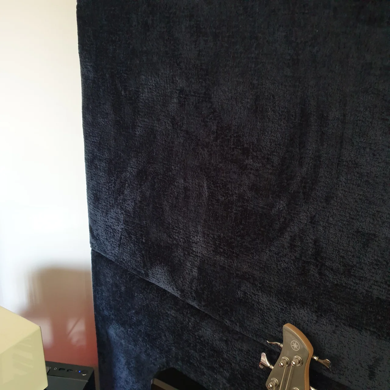 Bass traps finished up close