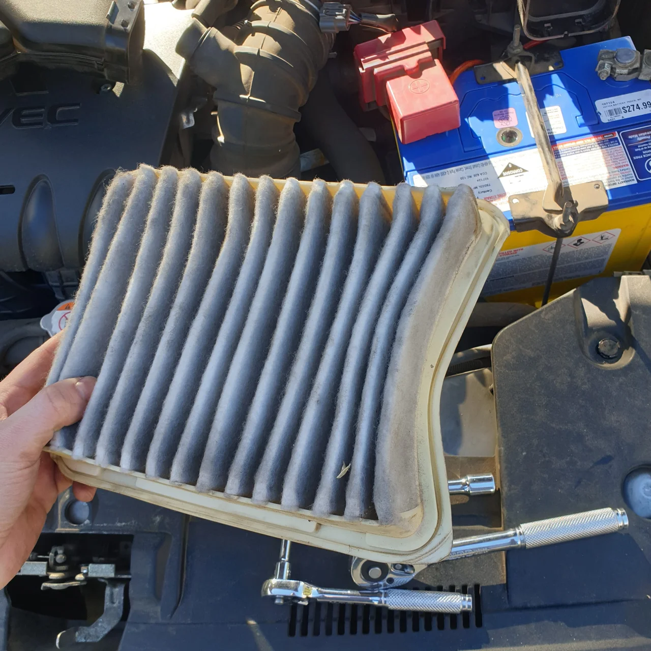 Dirty air filter 2