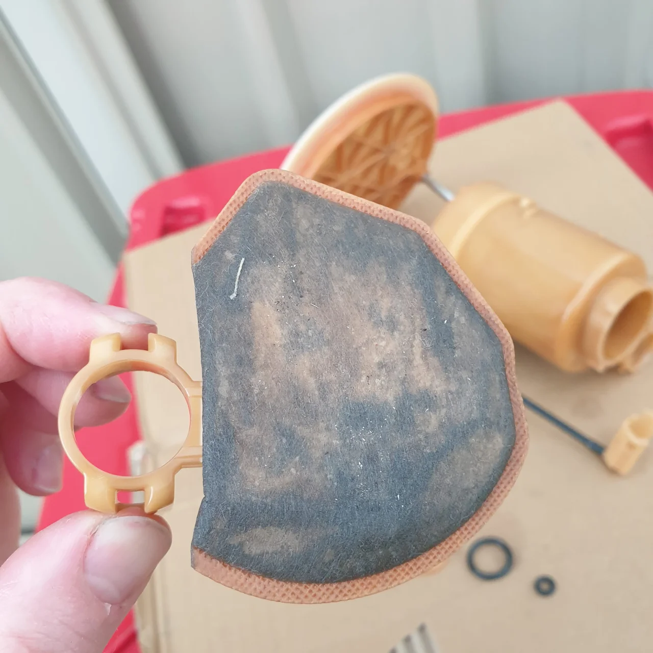 Old fuel filter