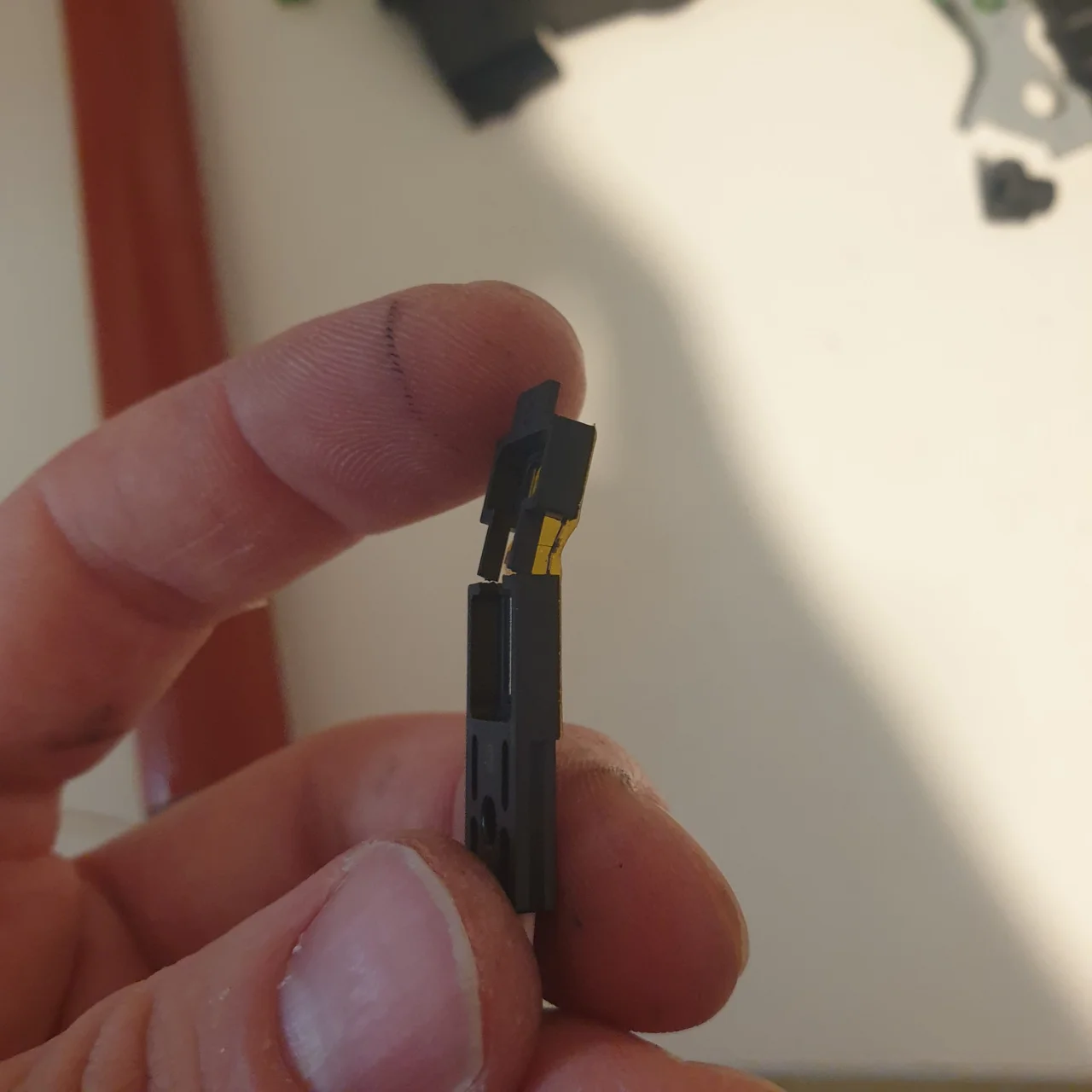 Broken temperature sensor